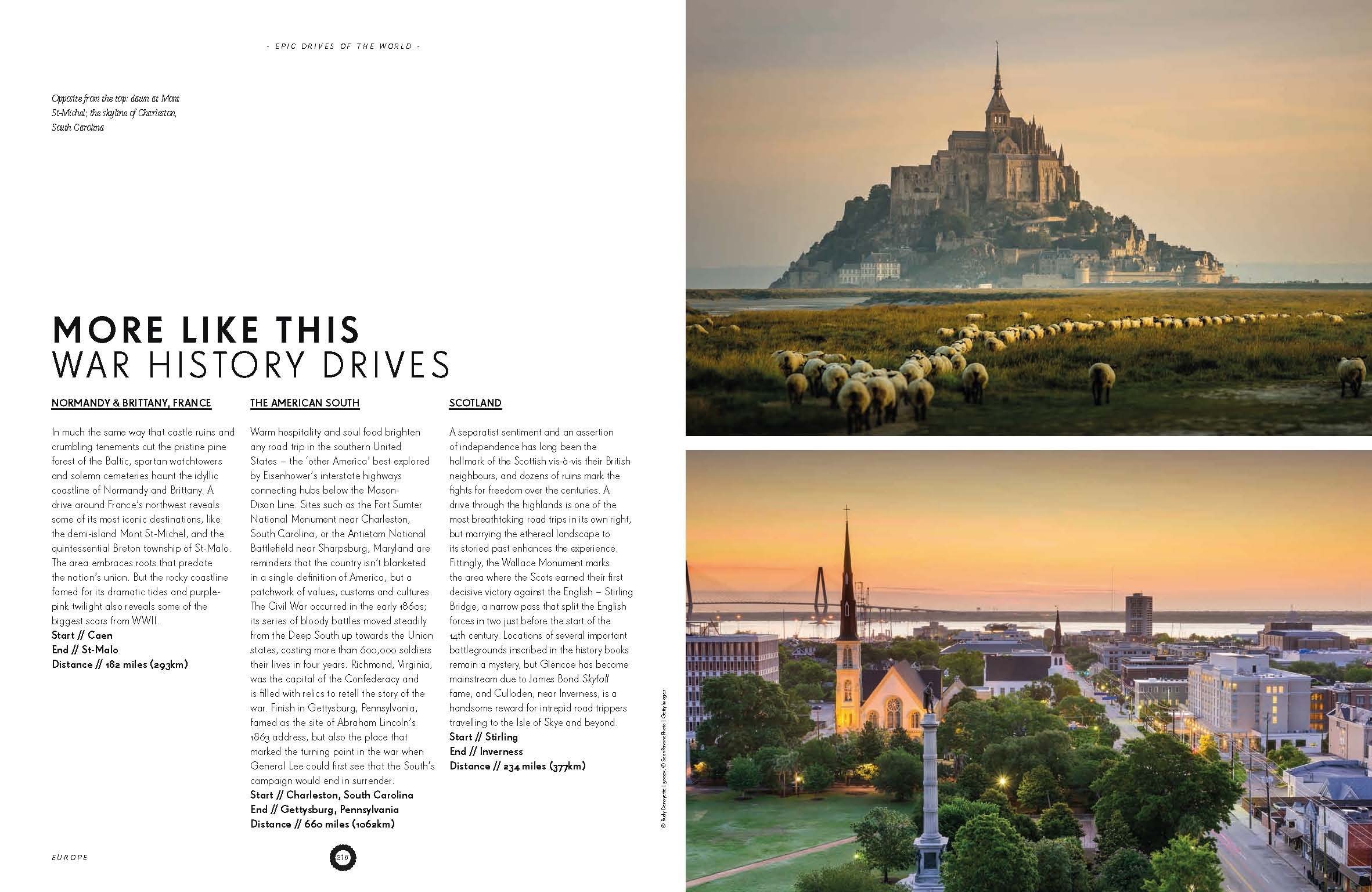 Epic Drives of the World sample spread