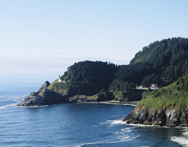 The Heceta Head Lighthouse on the California Coast