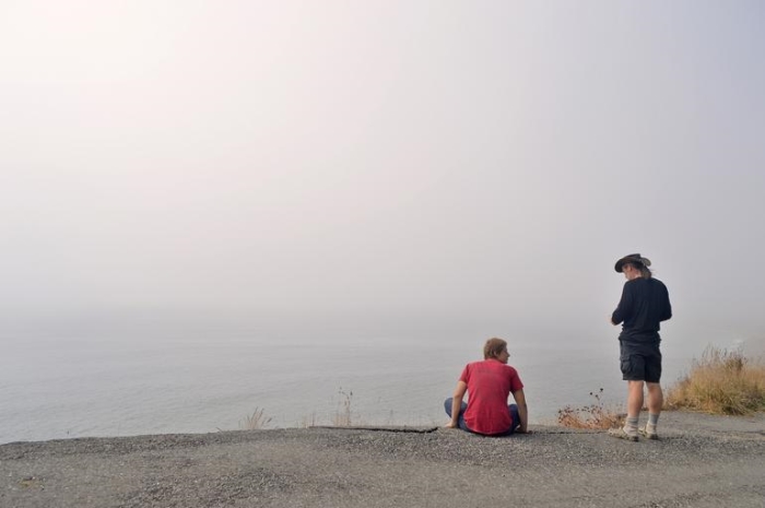 On the coast in  Bandon, Oregon