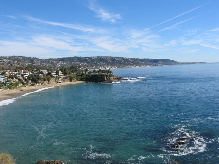 Laguna Beach on the Pacific Coast Highway in Southern California