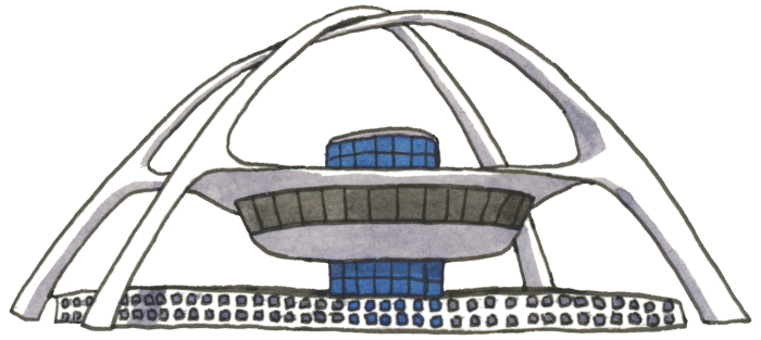 Illustration from The Best Coast west coast travel guide