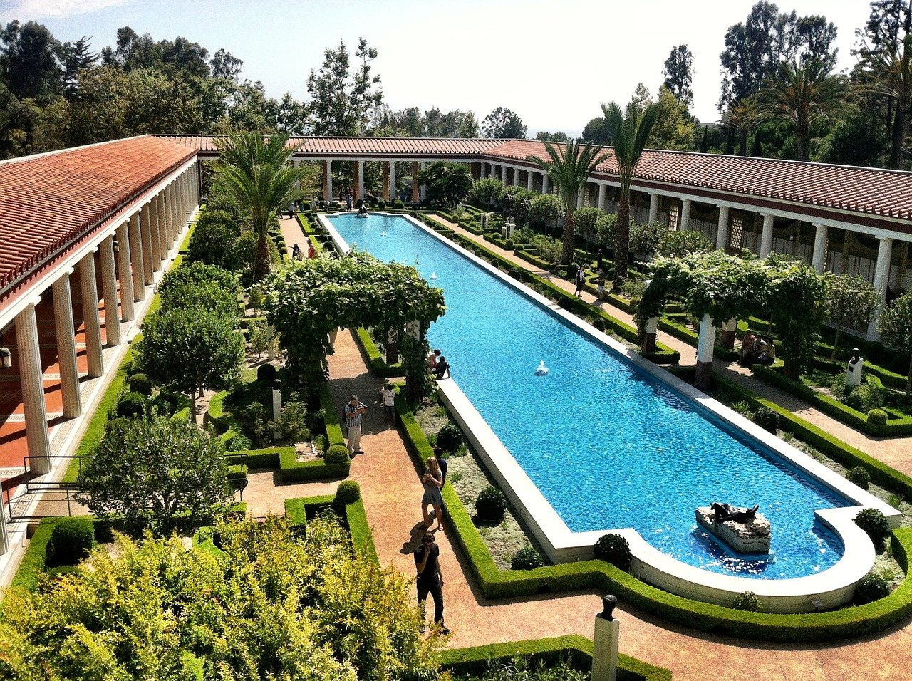 The Getty Villa in Malibu in California