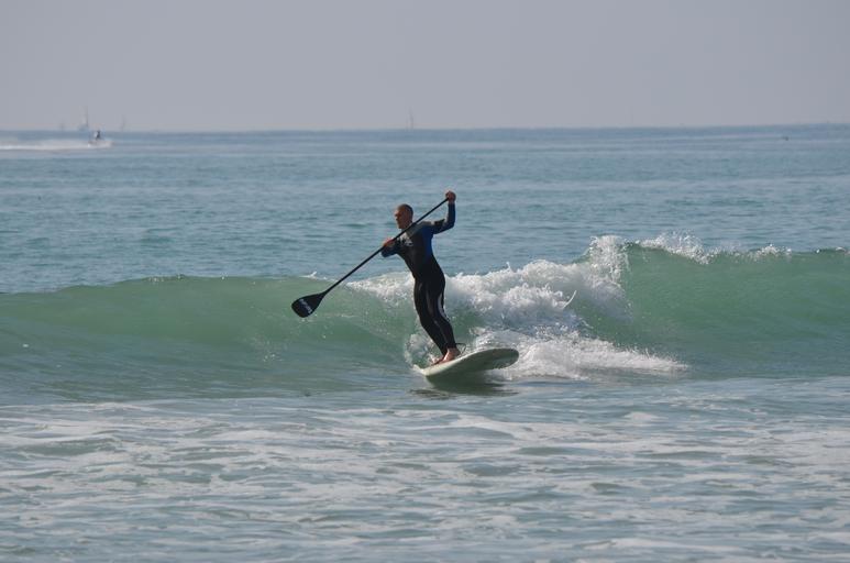 Paddle Surfing in San Clemente