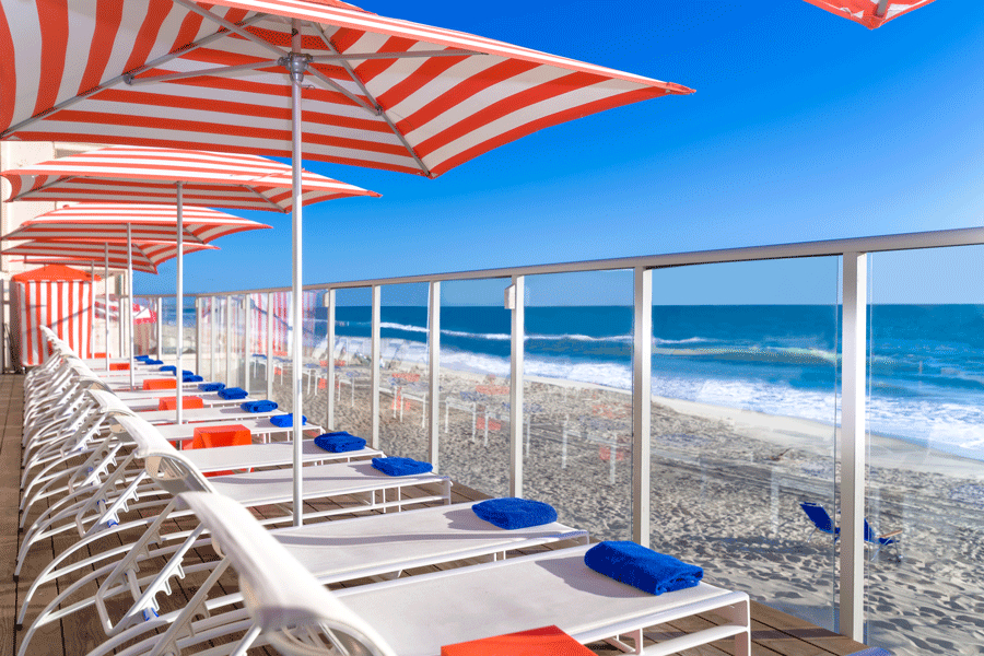 Beach Terrace Inn, Carlsbad, California beach hotel