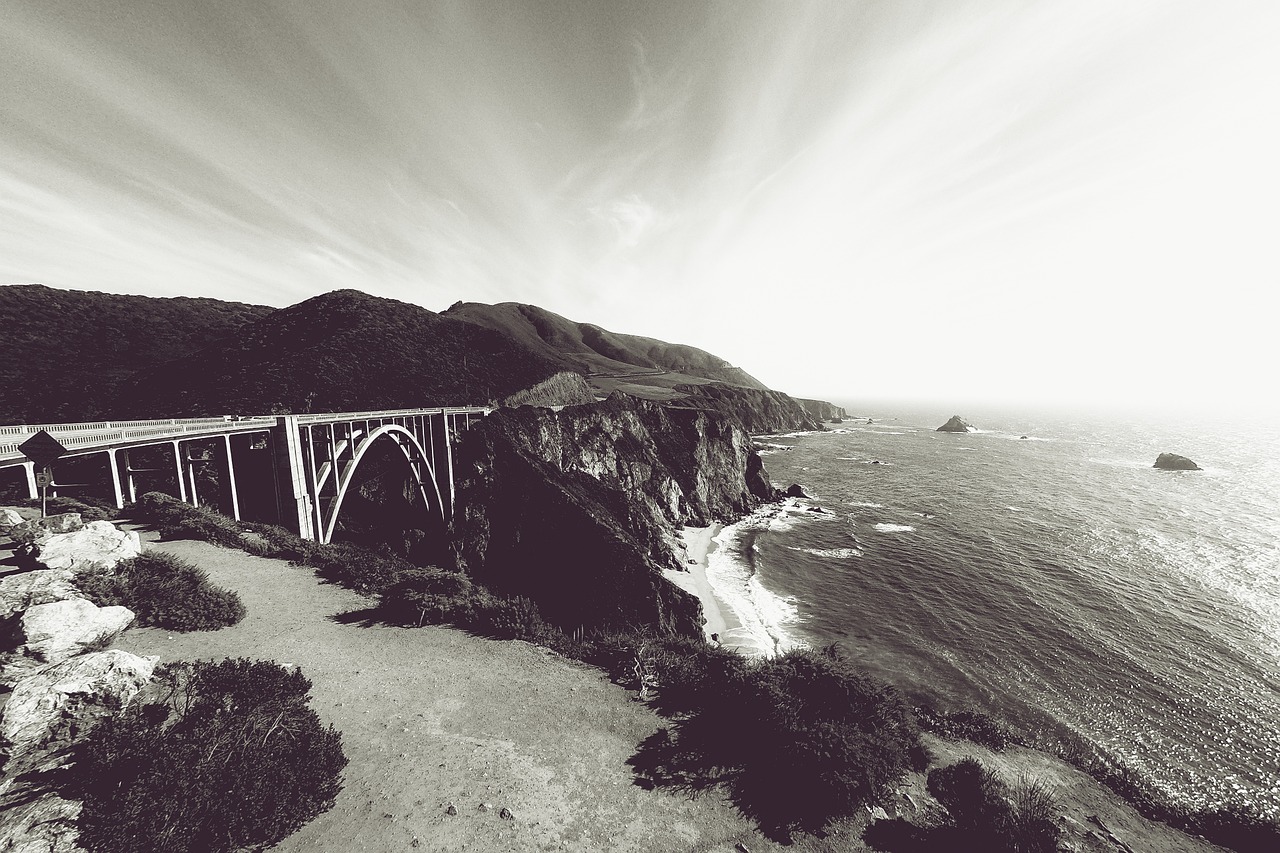Bixby Bridge in Big Sur in California