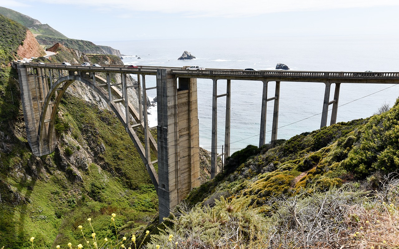 Bixby Bridge in Big Sur in California