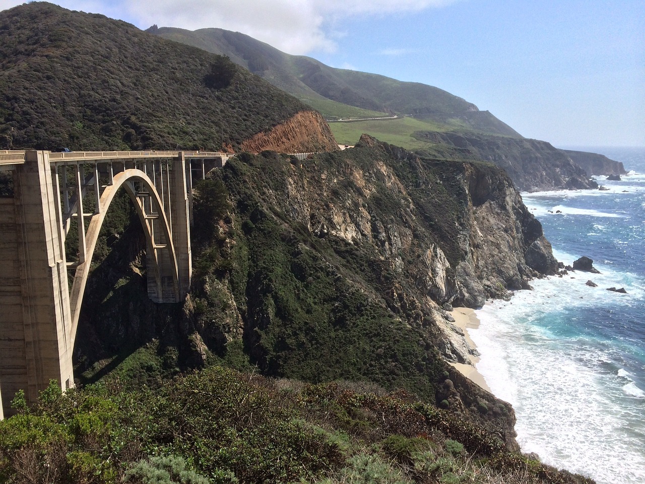 Bixby Bridge in Big Sur in California