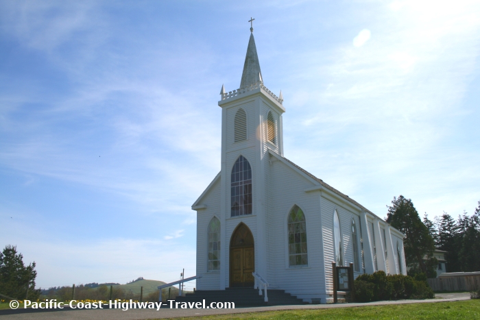 The Church from The Birds Movie in Bodega, near Bodega Bay
