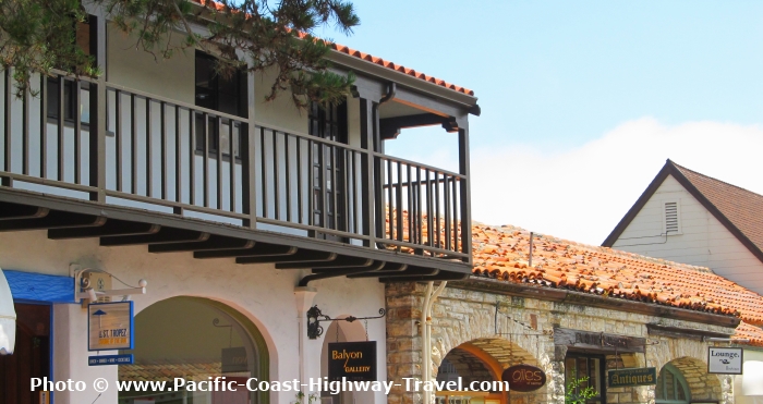 Hotel balcony in Carmel