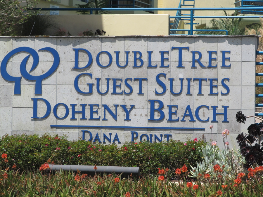 For a Dana Point hotel next to the beach and near the harbor for whale watching cruises, the Doubletree Suites by Hilton with its ocean views is hard to beat.