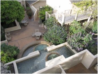 The View from Our Balcony at the Hotel Pacific in Monterey