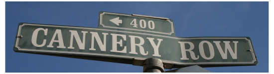 Street sign for Cannery Row in Monterey