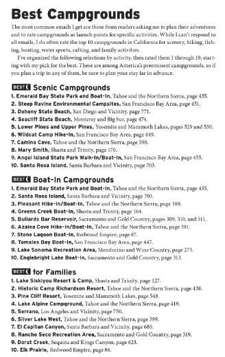 Moon California Camping Guide: Best Campgrounds