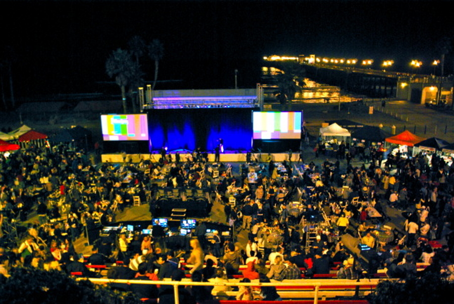 The Amphitheater near Oceanside Pier in Oceanside, southern California