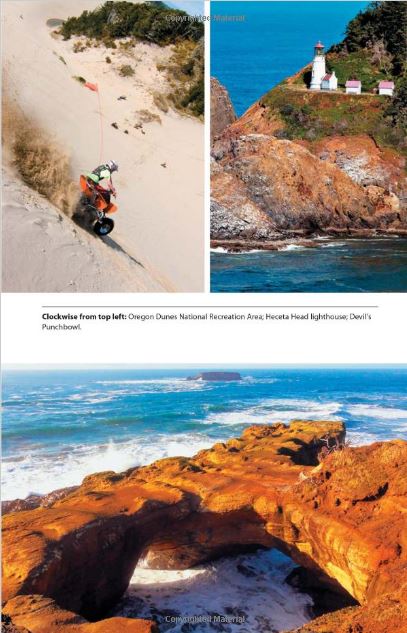 Sample pages from the Moon Guide to the Pacific Coast Highway