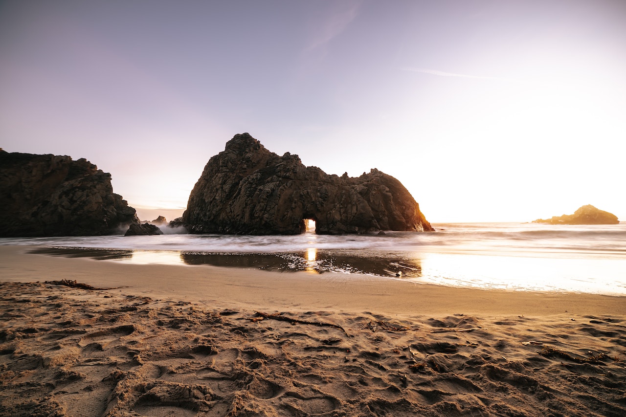 Pfeiffer Beach in California