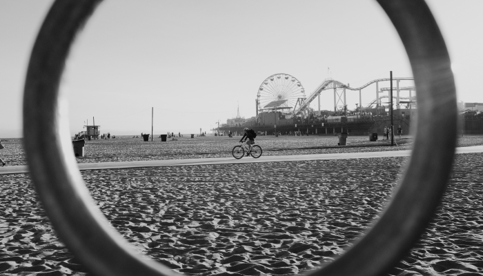 Santa Monica Beach and Pier
