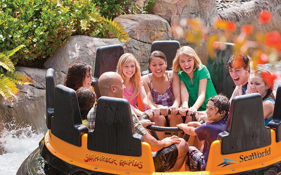 The Shipwreck Rapids Ride at SeaWorld San Diego