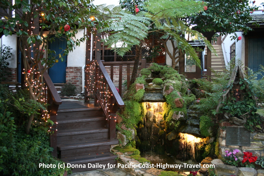  Historic and romantic Vagabond's House Inn Bed and Breakfast in Carmel is a great place to stay with free wine and cheese and generous breakfast.