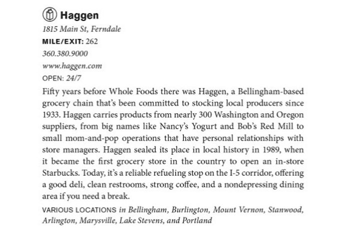 A typical restaurant review from West Coast Road Eats