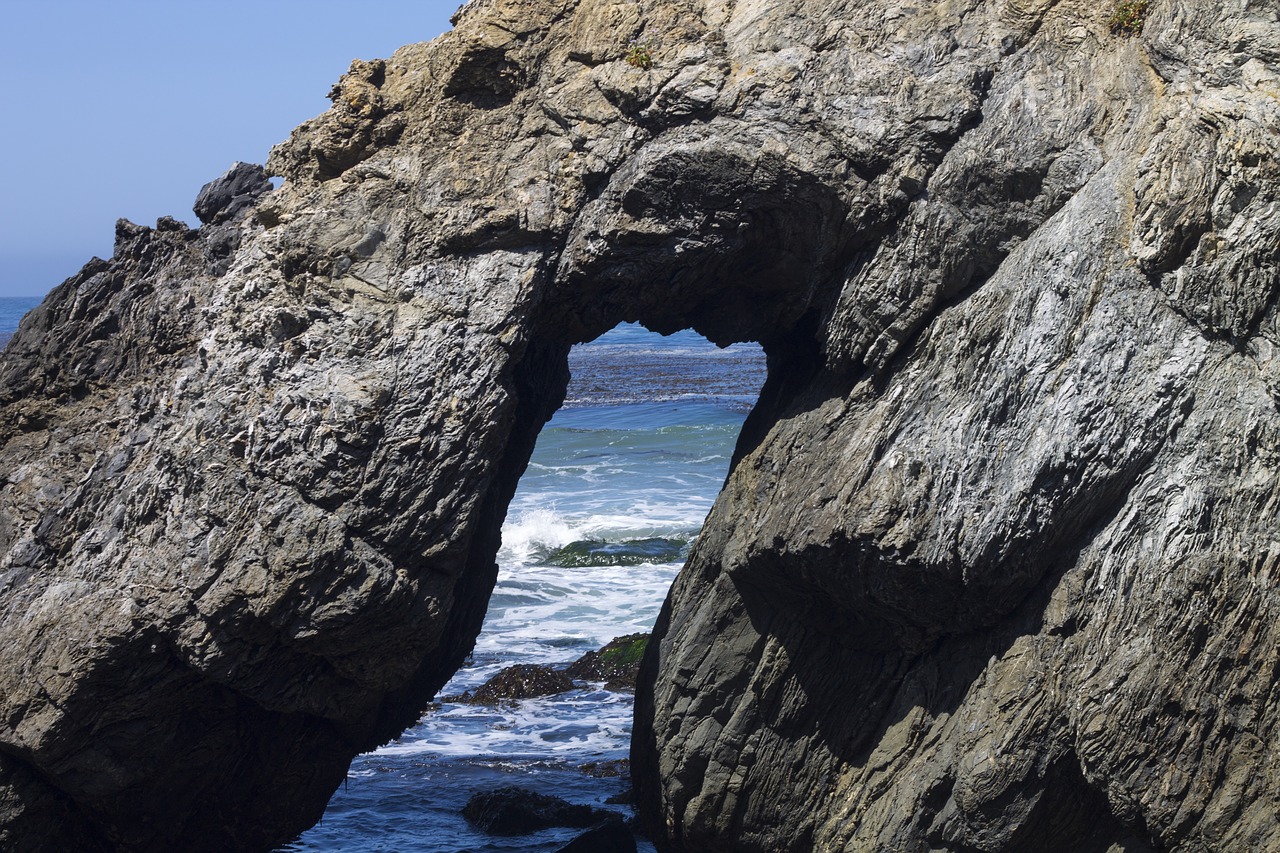 Rocks on the Big Sur coastline