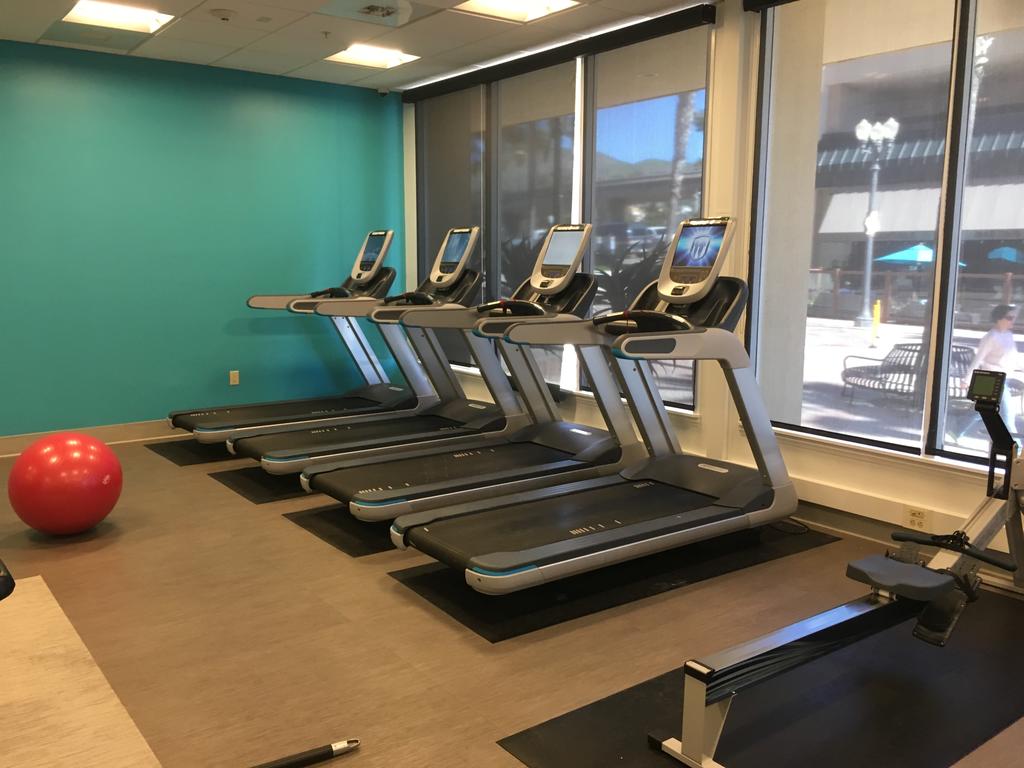 Gym at the Crowne Plaza Ventura Beach Hotel