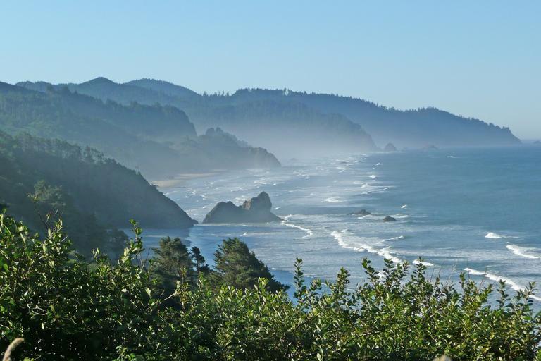 The Pacific Coast near Depoe Bay, Oregon
