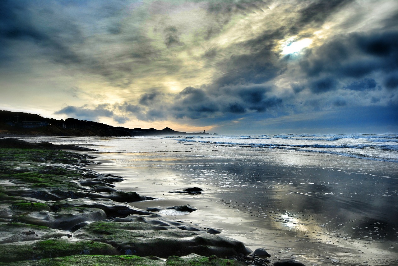 The Pacific Coast near Depoe Bay, Oregon