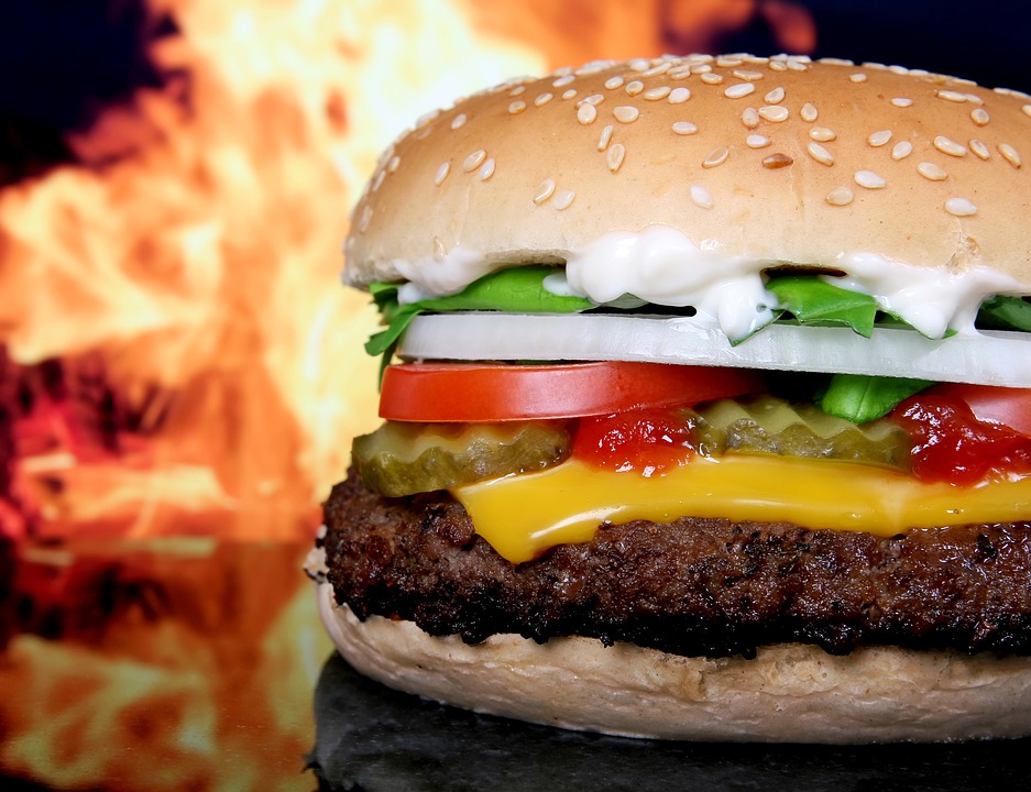 A USA west coast burger