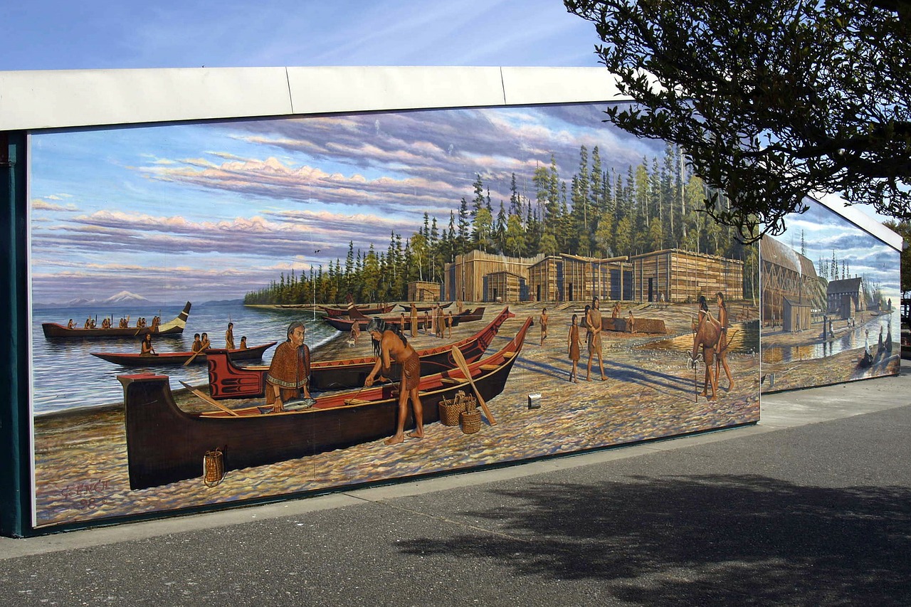 Mural in Port Angeles, Washington